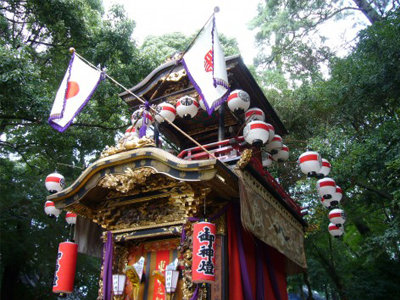 祭礼山車（矢作神社秋の大祭）