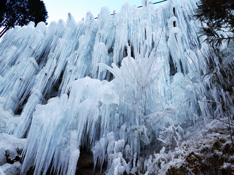 稲武地区の氷瀑